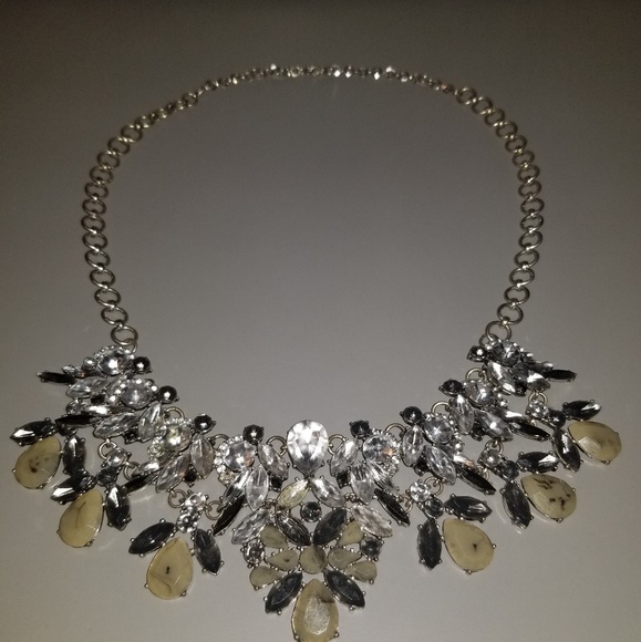 Grey Statement Necklace - Picture 1 of 3